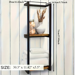 2 Layer Iron Wall-Mounted Towel Rack by Snagg A Rack