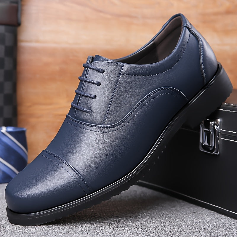 Men’s Black Lace-Up Dress Shoes by Snagg A Shoes
