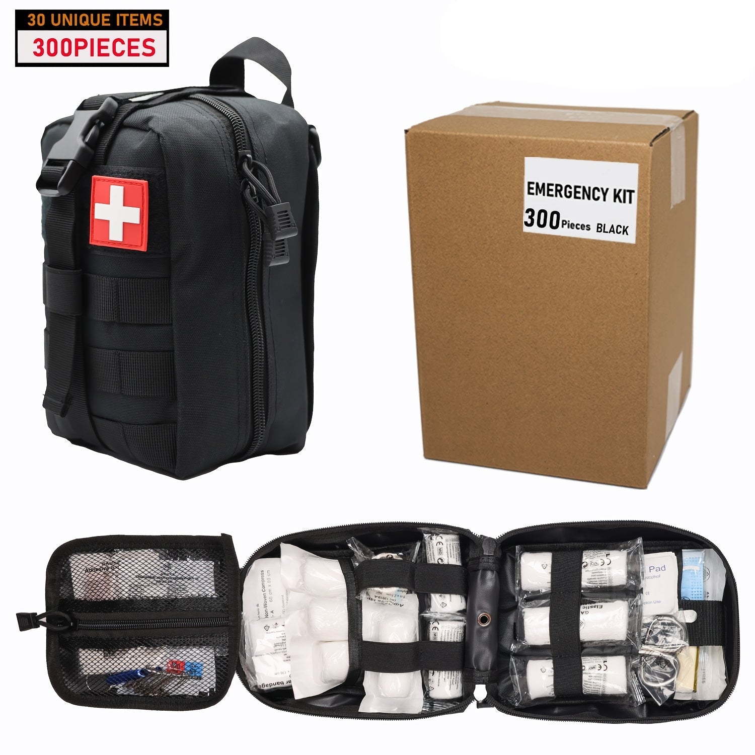 300pcs First Aid Kit by Snagg An Emergency Kit