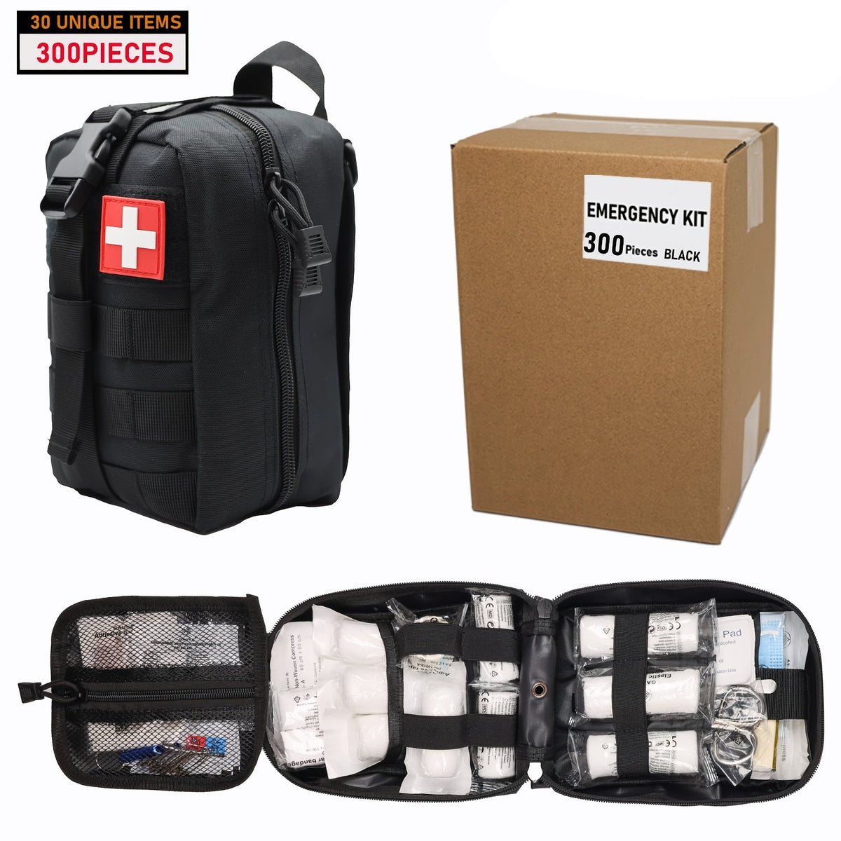300pcs First Aid Kit by Snagg An Emergency Kit