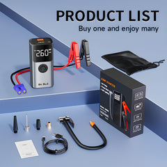 8000A Car Jump Starter with Air Compressor by Snagg A Jump Starter