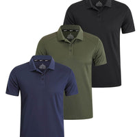 3-Pack Men’s Golf Polo Shirts - SnaggIt