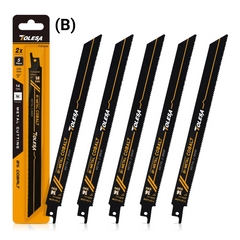 5PCS x 6in/9in Heavy Metal Cutting Reciprocating Saw Blades 14TPI