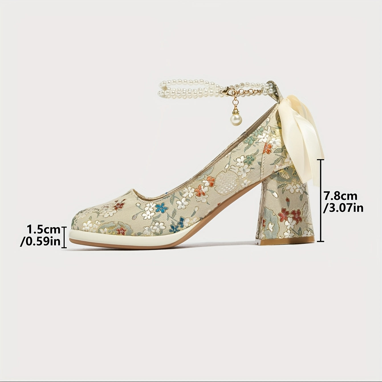 Women’s Vintage-Inspired Chunky Heel Shoes by Snagg A Shoes
