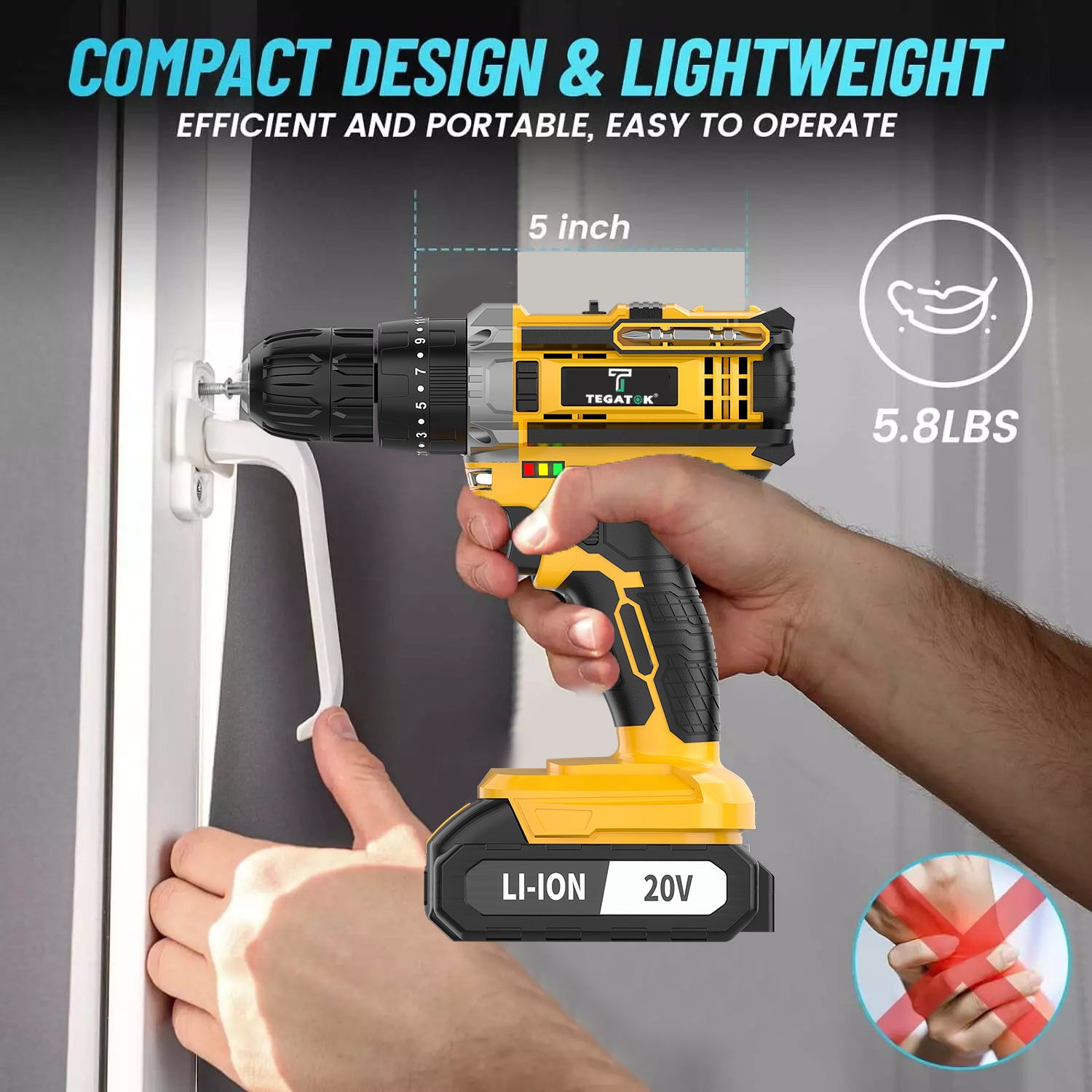 20V Industrial Cordless Drill Kit