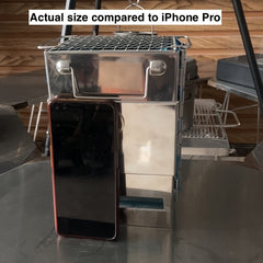 Outdoor Mini Firewood Stove by Snagg A Stove