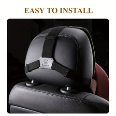 2pcs Nappa Leather Car Headrest & Lumbar Support Set by Snagg A Headrest