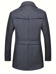 Men’s Autumn/Winter Double-Breasted Tweed Coat by Snagg A Coat