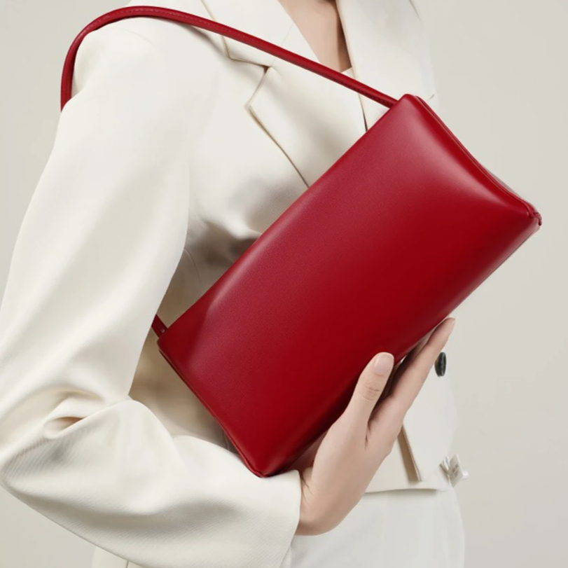 Luxury Leather Underarm Shoulder Bag – High-Sense Fashion Crossbody Handbag for Women, All Seasons