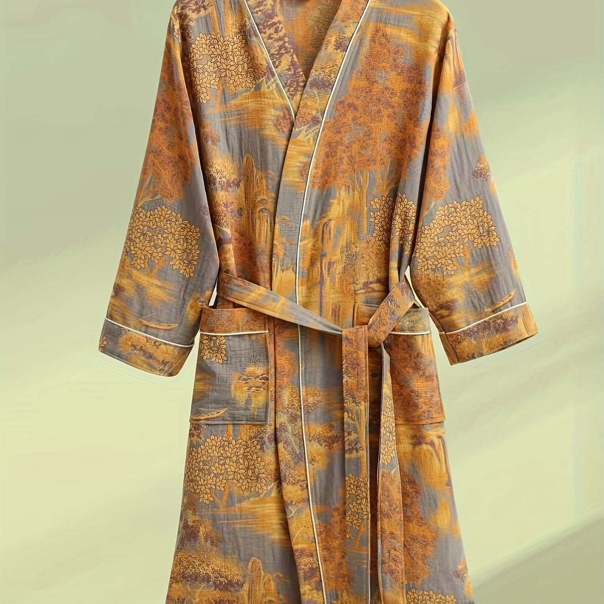 Men’s & Women’s Cotton Double Gauze Bathrobe by Snagg A Pajama