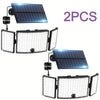 2 Pack 234 LED Outdoor Motion Sensor Solar Wall Lights