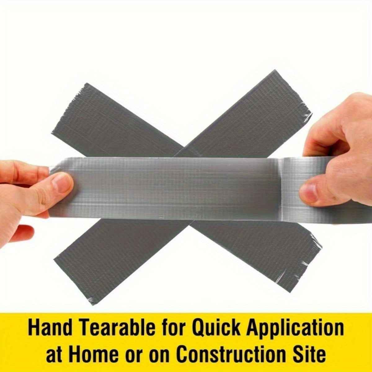8 Rolls Heavy Duty Silver Duct Tape — 4.8cm × 200cm - Power Tools Gadget
