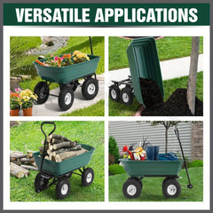 50L/70L Heavy Duty Garden Dump Cart by Snagg A Trolley