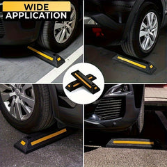 Heavy Duty Rubber Parking Stopper by Snagg A Wheel Chock