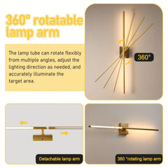 31.5" Wireless LED Wall Lamp – 360° Rotatable by Snagg A Wall Light