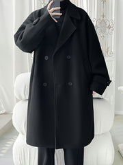 Men’s Elegant Double-Breasted Overcoat by Snagg A Coat