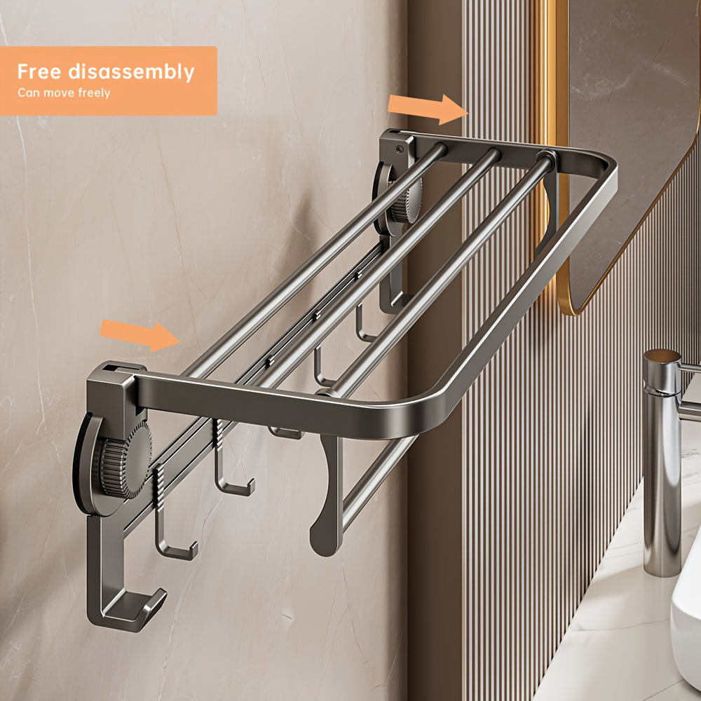 Wall-Mounted Towel Rack by Snagg A Rack