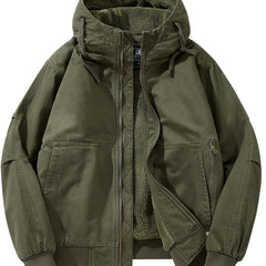 Men’s Vintage-Style Hooded Jacket by Snagg A Jacket