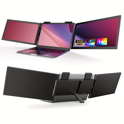 Triple Laptop Screen Extender 14’’ FHD 1080P Dual Display - Other Gadgets