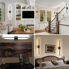 2 Pack Remote Control Battery Powered Wall Lights by Snagg A Wall Light