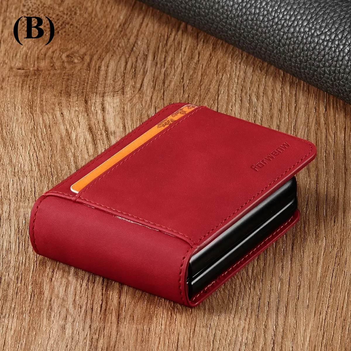 Ultra Thin Flip Leather Wallet Case – for Samsung Galaxy Z Flip Series