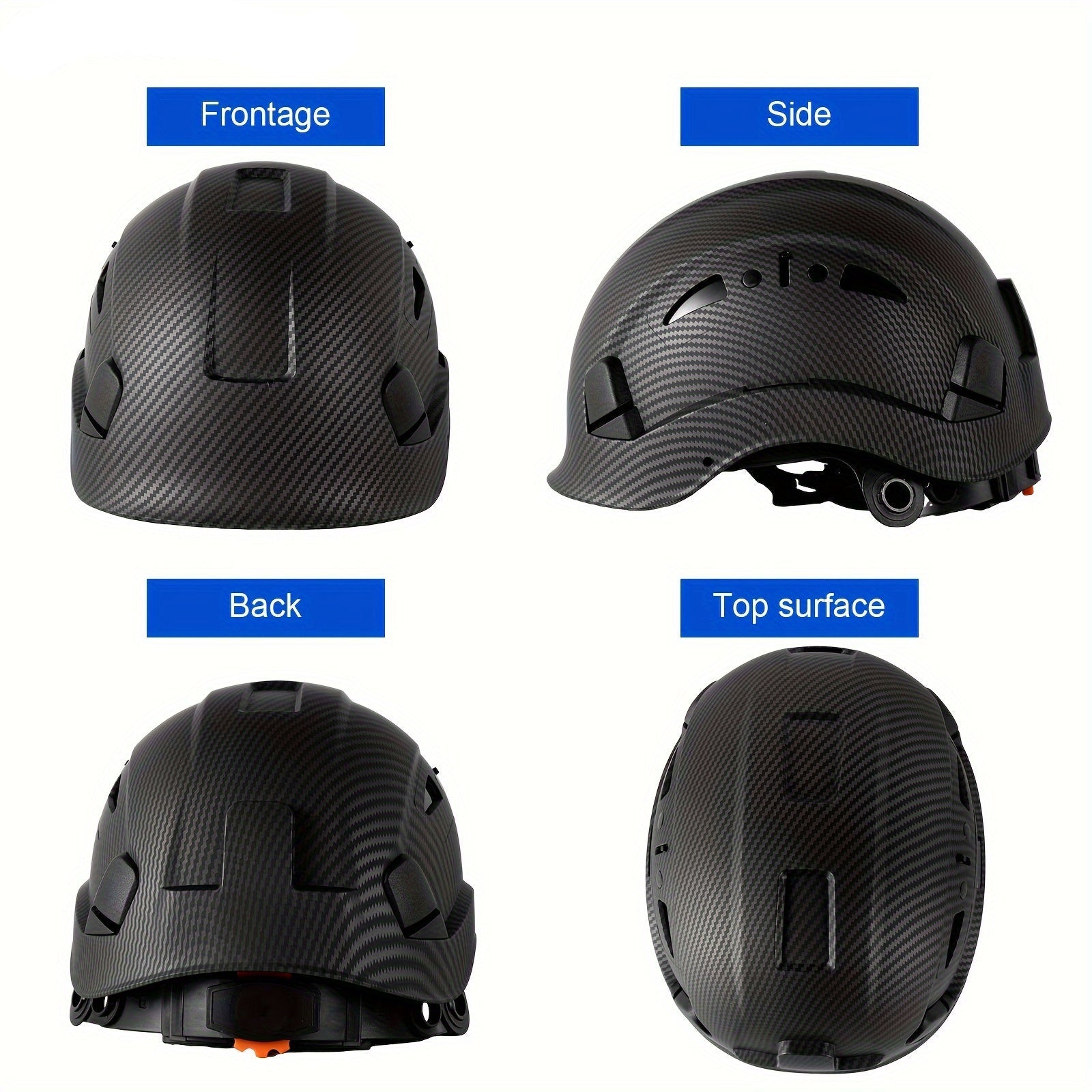 Carbon Fiber Pattern Safety Helmet by Snagg A Safety Helmet