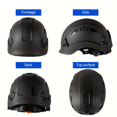 Carbon Fiber Pattern Safety Helmet by Snagg A Safety Helmet