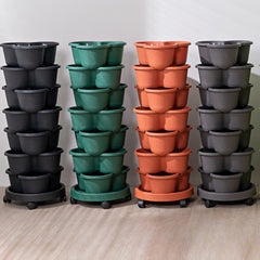 Stackable 3 Tier Flower Pot Set by Snagg A Pot
