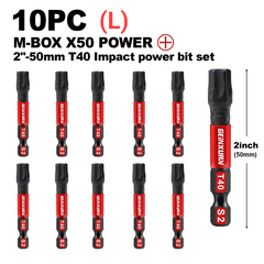 Impact Tough Magnetic Torx Screwdriver Bit Set – S2 Alloy Steel Star Bits