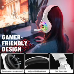Gaming Headset with Noise Cancelling Microphone for PC, PS4, PS5 & Xbox by Snagg A Gaming Headset