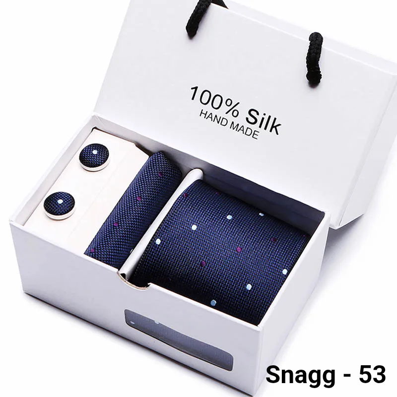 Luxury Silk Paisley Tie for Men — Extra-Long Woven Jacquard Necktie Suits & Weddings - Snagg - 53 - Others In Fashion