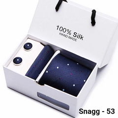 Luxury Silk Paisley Tie for Men — Extra-Long Woven Jacquard Necktie Suits & Weddings - Snagg - 53 - Others In Fashion