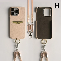 Multifunctional Leather Crossbody Case For iPhone 16 Pro Max / Series