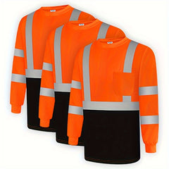 3 Pack High Visibility Safety Shirts by Snagg A Safety Shirt