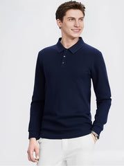 4-Pack Premium Men’s Long Sleeve Golf Shirts - SnaggIt