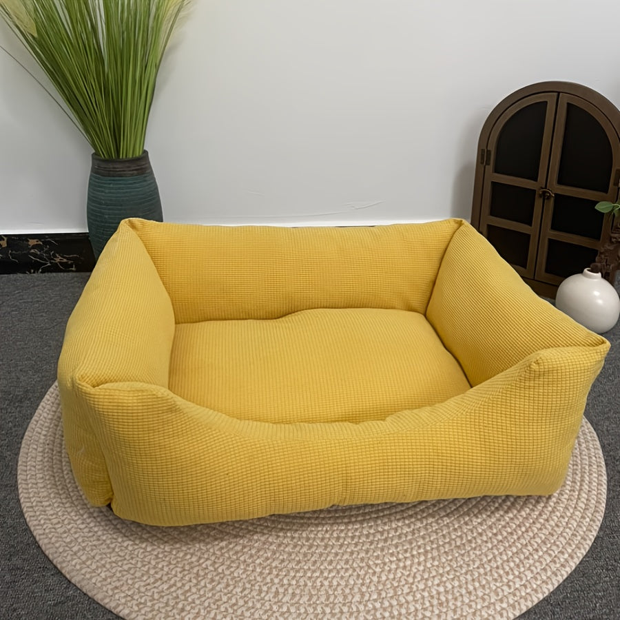 Orthopedic Washable Non-Slip Dog Bed with Raised Edges by Snagg A Pet Bed