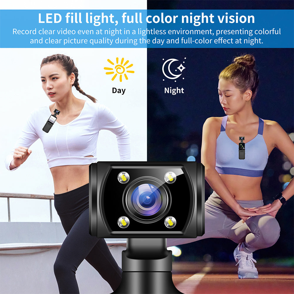 4K Portable Camera – 180° Rotating Lens with Full Color Night Vision & External Mic Support by Snagg A Portable Camera