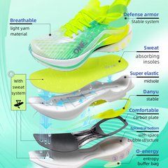 Carbon Plate Edition Ultra Light, Shock Absorbing Running Shoes
