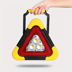 2 Pcs Portable Solar Triangle Warning Light by Snagg A Warning Light