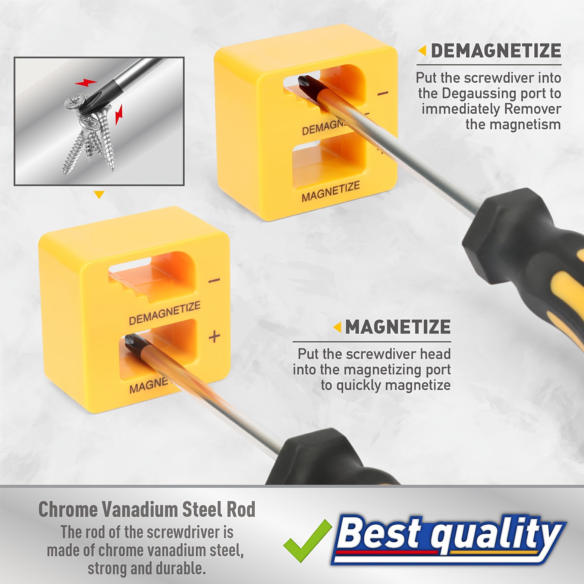 43-Piece Magnetic Screwdriver Set