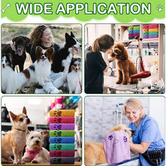8-Pack Soft Absorbent Pet Towels - SnaggIt