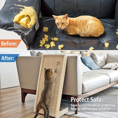 L-Shaped Cat Scratching Ramp by Snagg A Scratcher