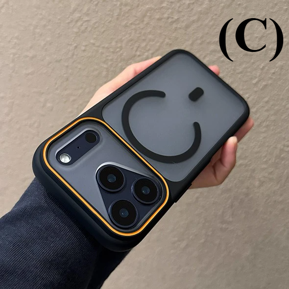 Matte MagSafe Translucent Frosted Shockproof Case – for iPhone 15 Series - C - Black / Pro Max - Phone Cases & Covers