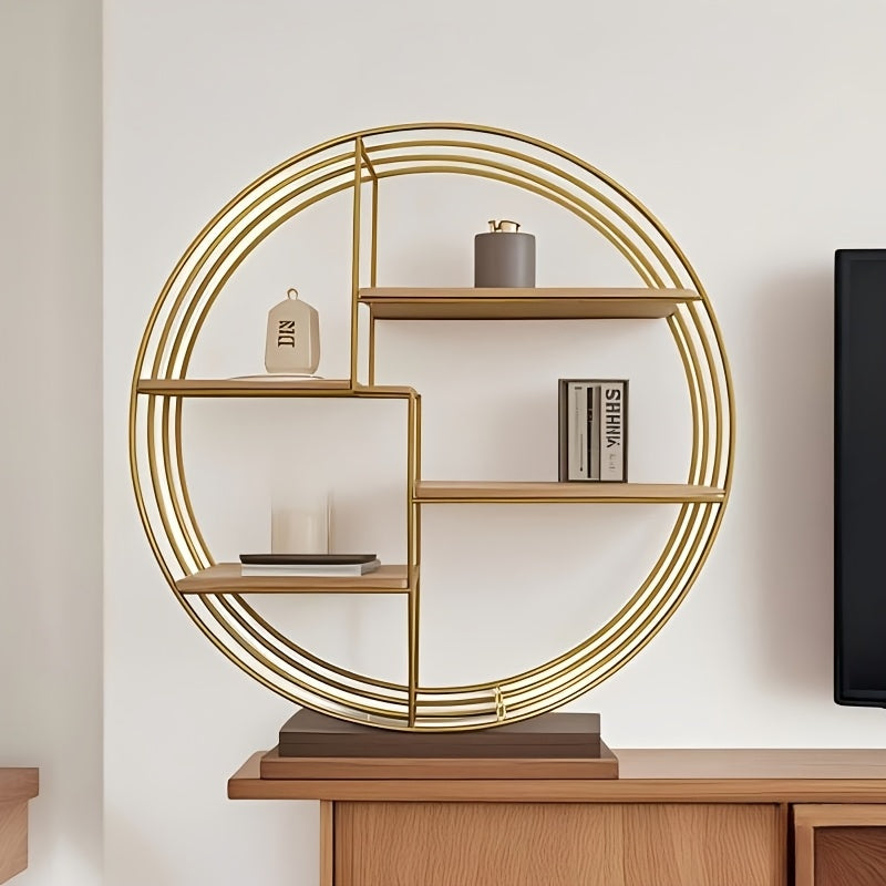 4 Tier Round Metal Wall Shelf by Snagg A Wall Planter