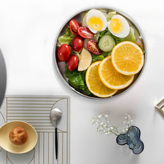 Stainless Steel Cake Plates Matte 17cm Reusable Party Set by Snagg A Plate