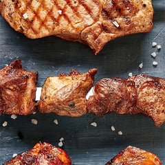 50PCS Stainless Steel Flat BBQ Skewers by Snagg A Skewer