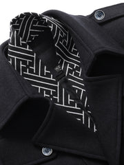 Men’s Sheep Tweed Coat with Scarf Collar by Snagg A Coat