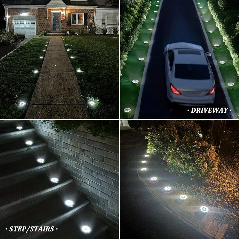 16pcs Solar Ground Lights by Snagg An Outdoor Light
