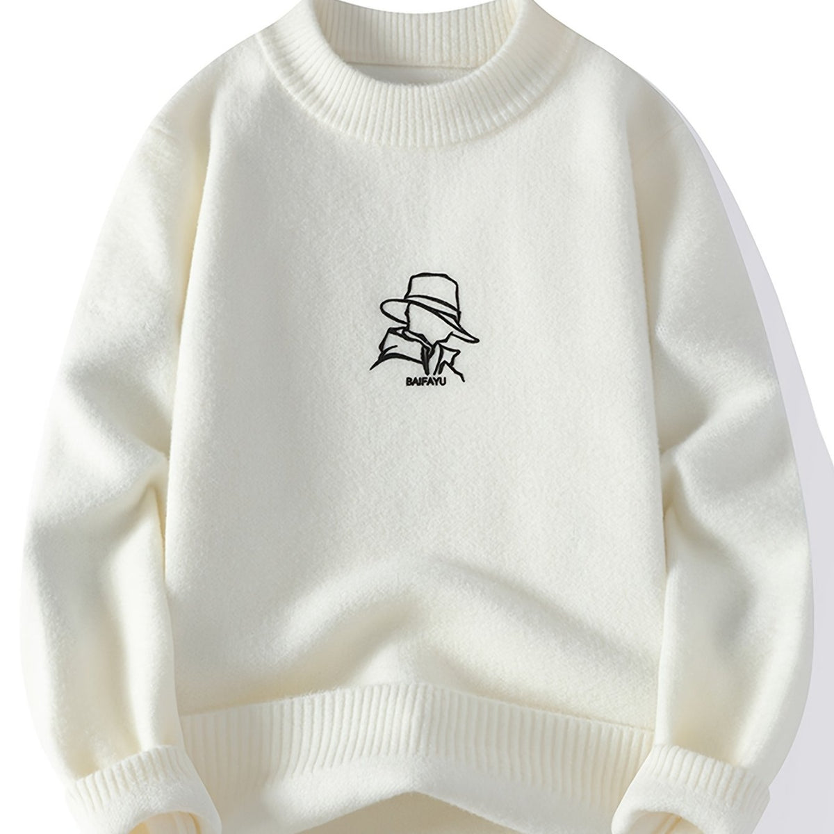 Men’s Graphic Knit Sweatshirt by Snagg A Jumper