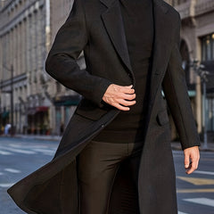 Men’s Vintage-Style Long Trench Coat by Snagg A Coat
